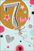 Picture of 7 TODAY BIRTHDAY CARD